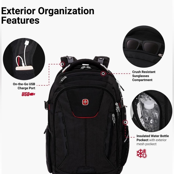 NWT Swiss Gear scansmart laptop backpack - Picture 5 of 12